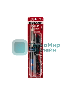 Паяльник Rexant, керам.нагреватель, долговечное жало, 30 Вт, 230 В, серия 