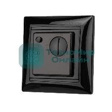 Терморегулятор механический Rexant RX-308B черный (совместим с Legrand серии Valena)