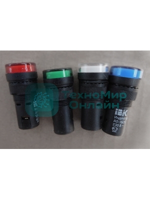 Арматура светосигнальная AD-16DS 24В AC/DC зел. IEK BLS10-ADDS-024-K06-16