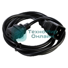 Шнур питания Rem R-16-CORD-C19-S-1.8 C19-Schuko проводник.:3x1.5мм2 1.8м 250В 16А (упак.:1шт) черный