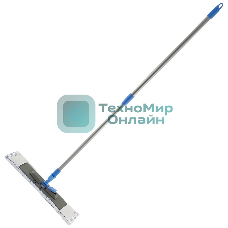 Швабра для пола BRILLIANCE с насадкой из микрофибры с абразивом, телескопич. рукоятка 120см