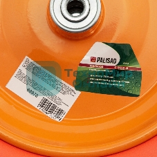 Колесо Palisad полиуретановое 4.80/4-8 длина оси 90 мм, подшипник 12 мм