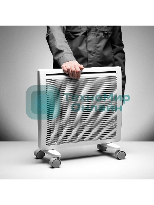 Конвектор электрический гибридный Denzel HybridX-1000 белый, 1000 Вт, 20 м2, термостат, дисплей