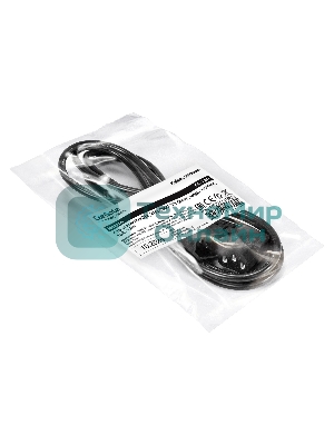 Кабель питания ExeGate Power EC-1,8P (C13 угловой->C14, VDE-250V-3*1.0мм2, медь, черный, 16A, 1.8 м)