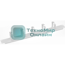 Кабельный органайзер горизонтальный Sysmatrix SA 0020.014 односторонний кольца 1U шир.:19