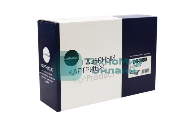 Драм-юнит NetProduct (N-DR-2080) для Brother HL-2130R/DCP-7055WR, 12K