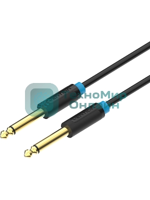 Кабель Vention аудио Jack 6,35 мм M/6.35 M - 5 м