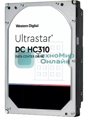 Жесткий диск Western Digital HGST SAS 3.0 6Tb 0B36047 HUS726T6TAL5204 Ultrastar 7K6 (7200rpm) 256Mb 3.5