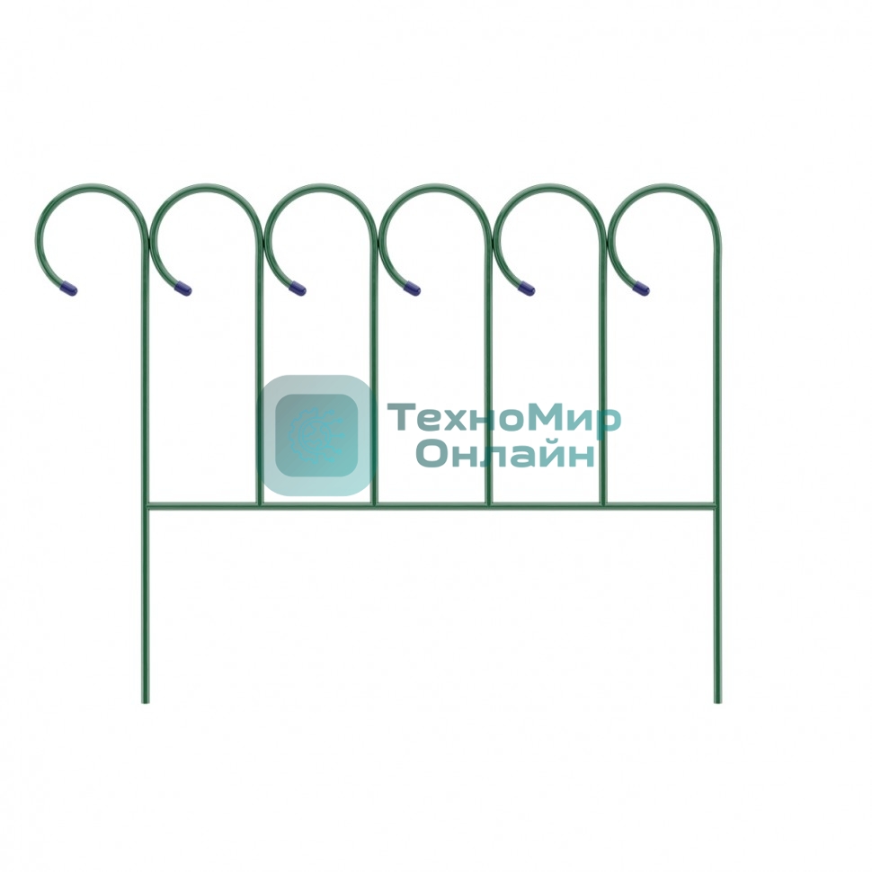 Заборчик садово-парковый, волнистый, 0,7х0,9 м Россия