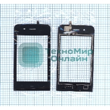 Сенсорное стекло (тачскрин) для Explay Easy черное