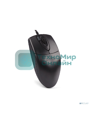 Мышь проводная A4Tech OP-620DS черный, 1000 dpi, USB, кнопки - 4