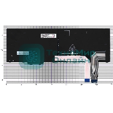 Клавиатура для ноутбука Lenovo Thinkpad P16s T16 gen1 черная