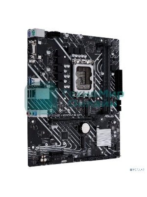 Материнская плата ASUS PRIME H610M-E D4-CSM, LGA1700, Intel H610, 2xDDR4, 4xSATA, 2xM.2, 1xPCIe 4.0 x16, 1xPCIe x1, 1xDP, 1xHDMI, 1xVGA, 1x1Gb LAN, 2xUSB-A 5Gbps, 2xUSB-A 2.0, 3x3.5 мм, 7.1, mATX