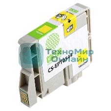 Картридж струйный Cactus CS-EPT0544 желтый для Epson Stylus Photo R800/R1800 (16,2мл)