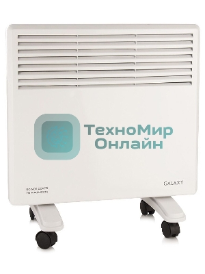 Конвектор электрический Galaxy GL 8226 белый, 1200 Вт, 12 м2, термостат