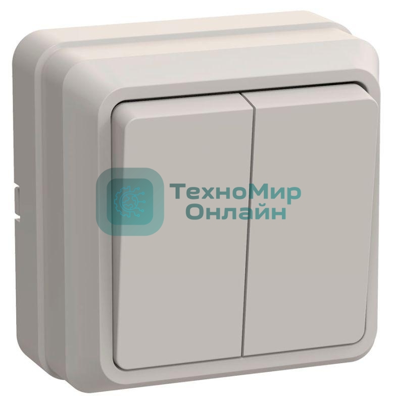 Выключатель IEK EVO20-K33-10-DC ВС20-2-0-ОКм 2кл 10А откр.уст. ОКТАВА (кремовый)