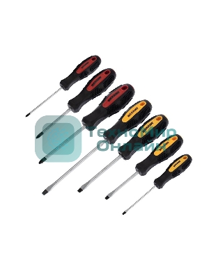 Набор отверток 7 предметов (крестовые и шлицевые) Rexant