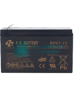Батарея для ИБП B.B.Battery/BPS 7-12/12V/7Ah