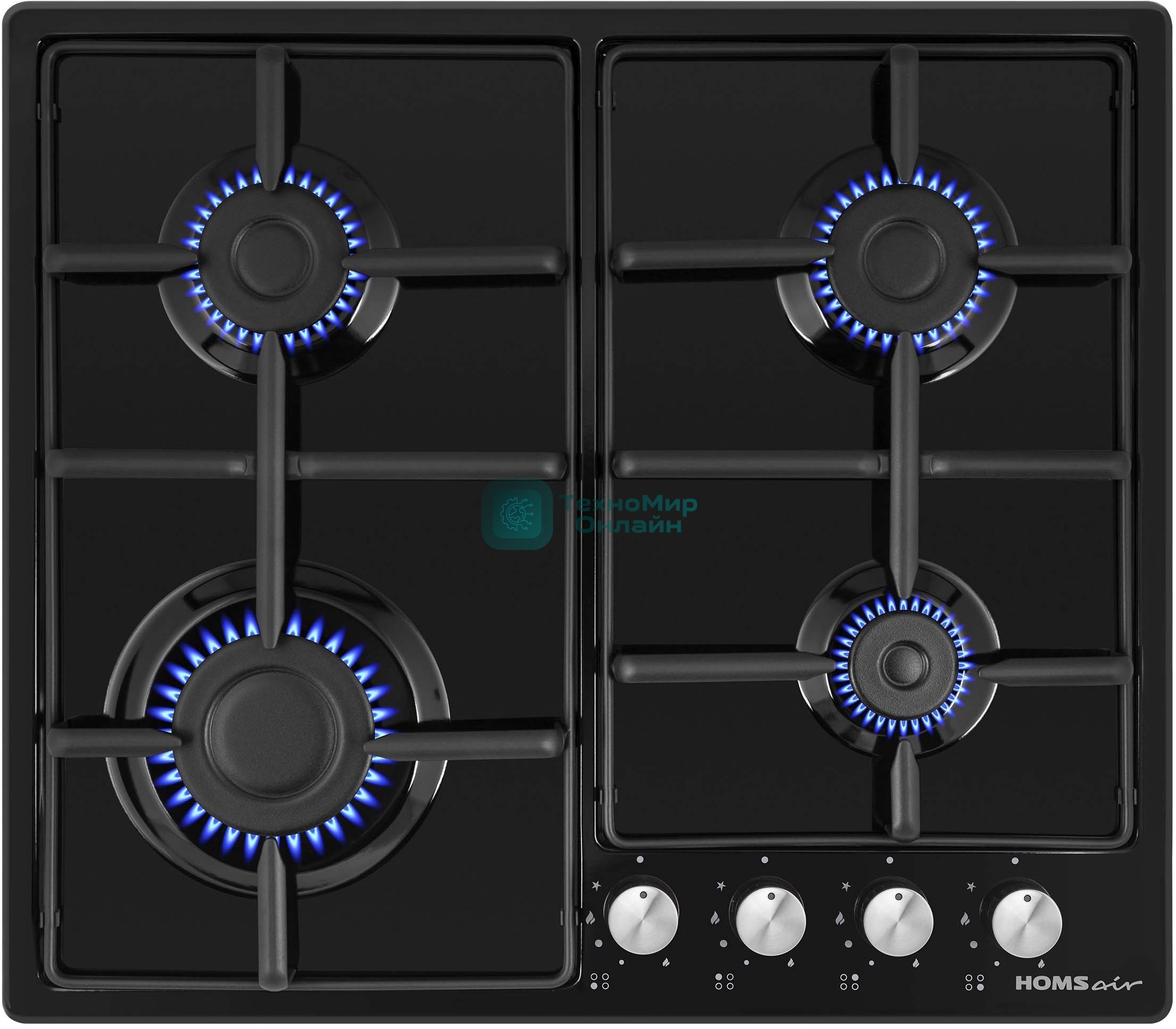 Газовая варочная панель HOMSair HGE643BK