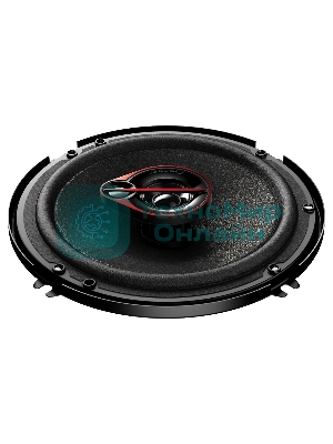Колонки автомобильные Pioneer TS-R1651S-2 (без решетки) 300Вт 90дБ 4Ом 14.24см (6дюйм) (ком.:2кол.) коаксиальные трехполосные