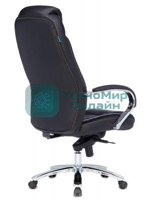 Кресло Бюрократ T-9923SL/BLACK черный, кожа