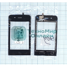Сенсорное стекло (тачскрин) для Explay Easy черное