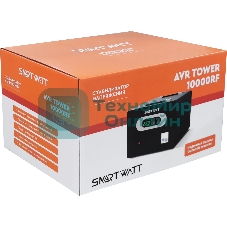Напольный стабилизатор напряжения SMARTWATT AVR TOWER 10000RF (140W - 260W, 10000VA, 10 кВт, 50-60 Гц, LED-дисплей, реле