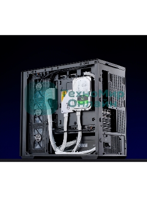 Корпус без блока питания Корпус JONSBO D300 Black MATX без БП, боковая панель из закаленного стекла, mini-ITX, micro-ATX, черный