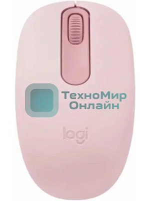 Мышь беспроводная Logitech M196 розовый, 1000 dpi, Bluetooth, кнопки - 3