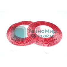 Скотч двусторонний прозрачный 3M с красной защитной лентой толщина 1 мм ширина 2 мм 10 м 2 шт. 112191