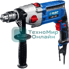 Дрель ударная Зубр ДУ-П850-2 ЭРМ 850Вт ключевой реверс