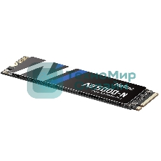 Накопитель SSD Netac NV5000 Pro, 500Gb, M.2 2280, PCIe 4.0 x4, NVMe, R/W 4800/2700, с радиатором