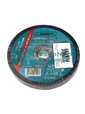 Круг отрезной по металлу Gross SWA60TBF 125х1.0х22.2мм 74368