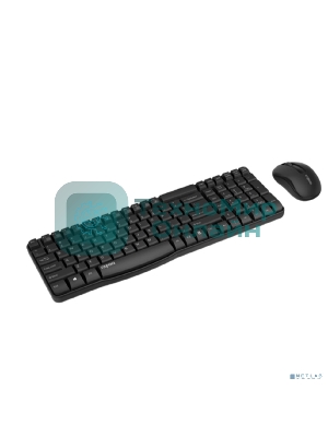 Комплект клавиатура+мышь Rapoo X1800S беспроводной, USB, 1000 DPI, чёрный