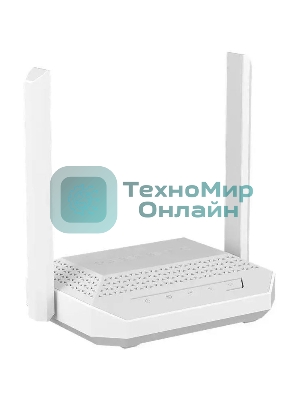 Гигабитный интернет-центр Keenetic Racer KN-4010 с Mesh Wi-Fi 6 AX3000, 2 портами Gigabit Ethernet и переключателем режима роутер/ретранслятор