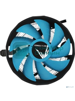 Кулер для процессора AeroCool/Formula Verkho Plus серебристый/черный, 120 мм, алюминий, 2000 об/мин, 26.5 дБ, 4 pin, 110 Вт, 68 мм