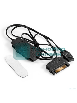 Контроллер ExeGate SATA.ARGb3pin для вентиляторов с подсветкой ARGb 5V 3pin (SATA, ARGb 5V 3pin)