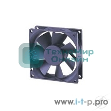 Вентилятор для корпуса Gembird черный, 80 мм, 2600 об/мин, 27 дБ, 4 pin
