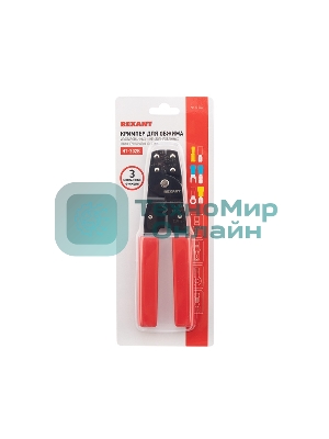 Инструменты Rexant HT-202B (12-3032) Кримпер для обжима изолированных и неизолированных клемм 0.10 - 6.0 мм (TL-202B)