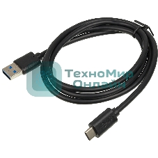 Кабель Buro BHP USB-TPC-1 USB 3.0 A(m) USB Type-C (m) 1м черный