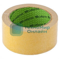 Лента клейкая двусторонняя Сибртех, 50 мм х 25 м, на полипропиленовой основе