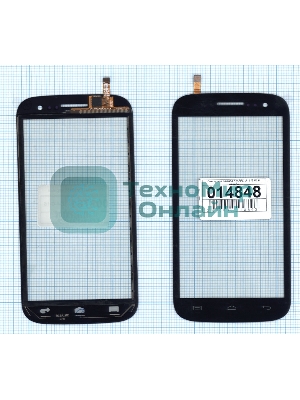 Сенсорное стекло (тачскрин) для Fly FPC_A_116 V1.0, черное