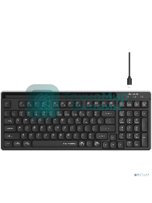 Клавиатура беспроводная A4Tech Fstyler FBX70C, USB, Bluetooth/Радиоканал, черный