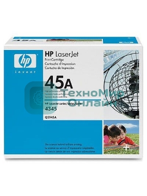 Картридж лазерный HP Q5945A черный для LJ 4345mfp 18 000 стр.
