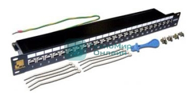 Патч-панель Lanmaster LAN-PPL24S6 19