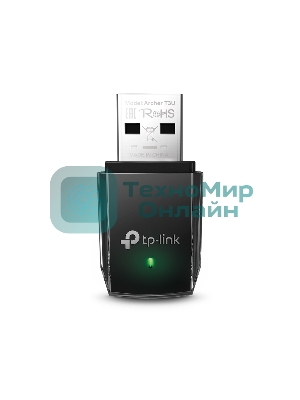 Адаптер TP-Link Archer T3U AC1300 Мини Wi-Fi MU-MIMO USB-адаптер