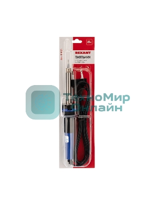 Паяльник Rexant, керам.нагреватель, долговечное жало, 25 Вт, 230 В, серия 