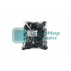 Выключатель клавишный Rexant 12V 20А (3с) ON-OFF черный ОВАЛ с синей LED подсветкой