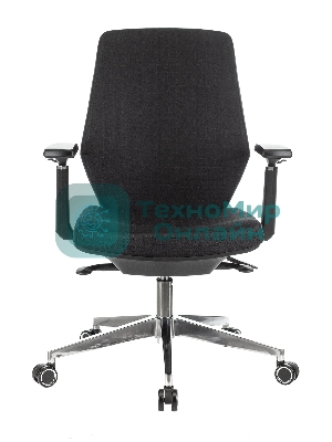 Кресло компьютерное Бюрократ CH-545/LUX черный 38-418 крестовина алюминий
