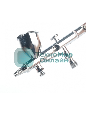 Аэрограф пневматический AB 400, сопло 0,2 мм, 9 л/мин, бачок 9 мл